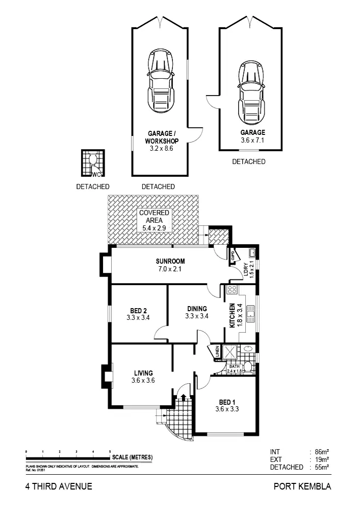 Floorplan of Homely house listing, 4 Third Avenue, Port Kembla NSW 2505
