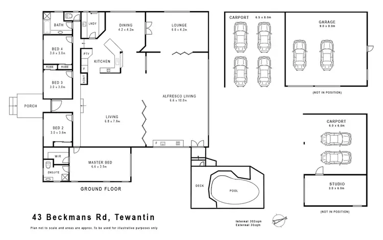 Floorplan of Homely house listing, 43 Beckmans Road, Tewantin QLD 4565