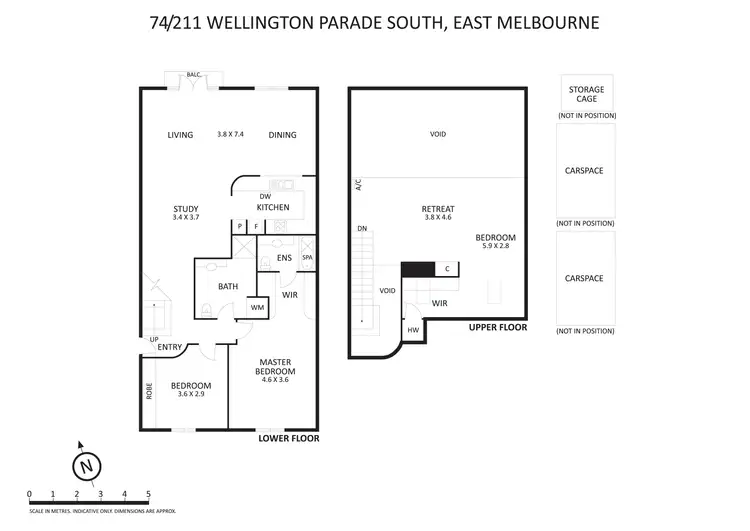 Floorplan of Homely apartment listing, 74/211 Wellington Parade South, East Melbourne VIC 3002