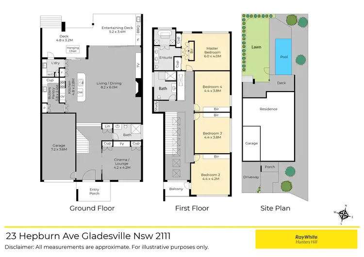 Floorplan of Homely house listing, 23 Hepburn Avenue, Gladesville NSW 2111