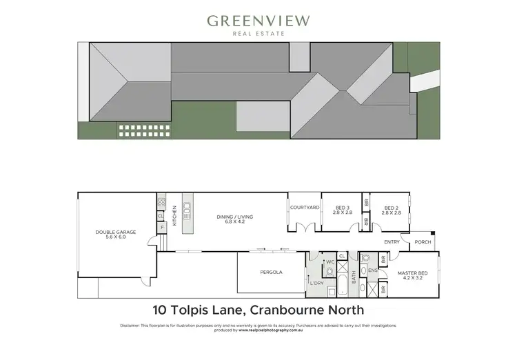 Floorplan of Homely house listing, 10 Tolpis Lane, Cranbourne North VIC 3977