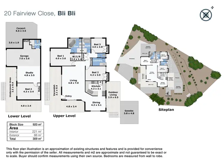 Floorplan of Homely house listing, 20 Fairview Close, Bli Bli QLD 4560
