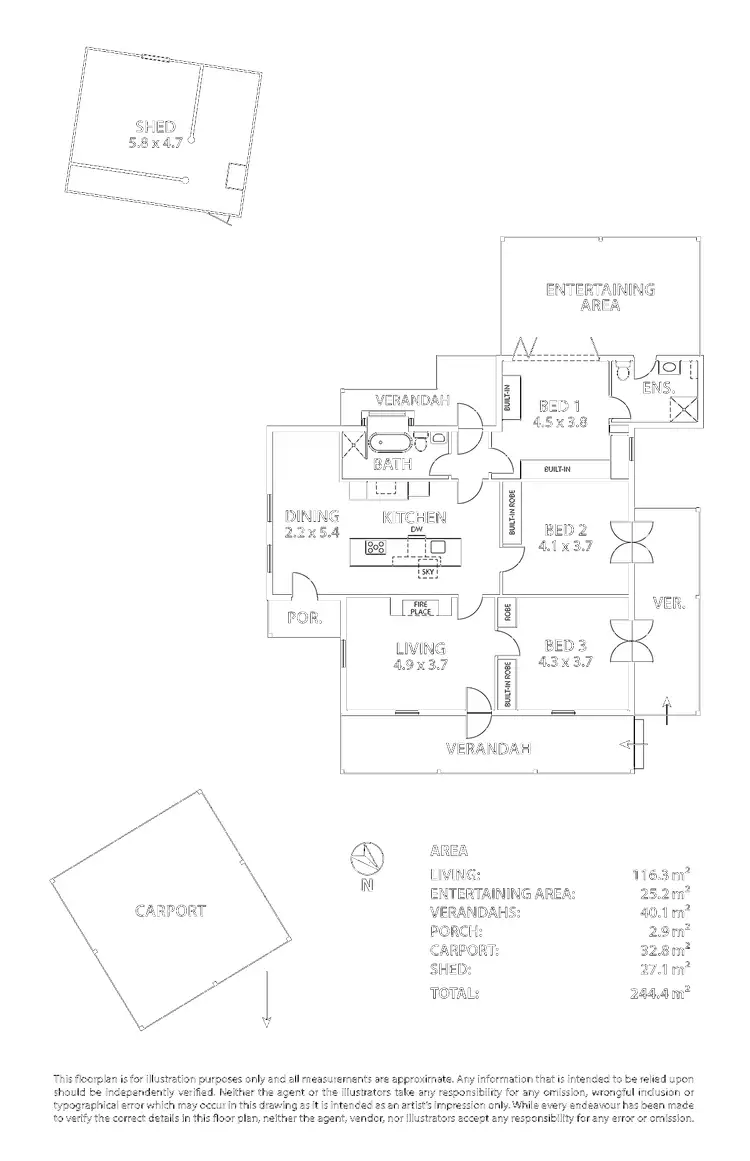 Floorplan of Homely house listing, 15 Jones Road, Balhannah SA 5242