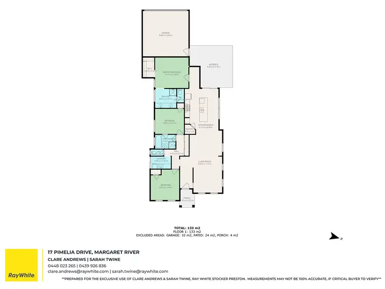 Floorplan of Homely house listing, 17 Pimelia Drive, Margaret River WA 6285