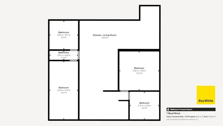 Floorplan of Homely house listing, 7 Boyd Street, Gayndah QLD 4625
