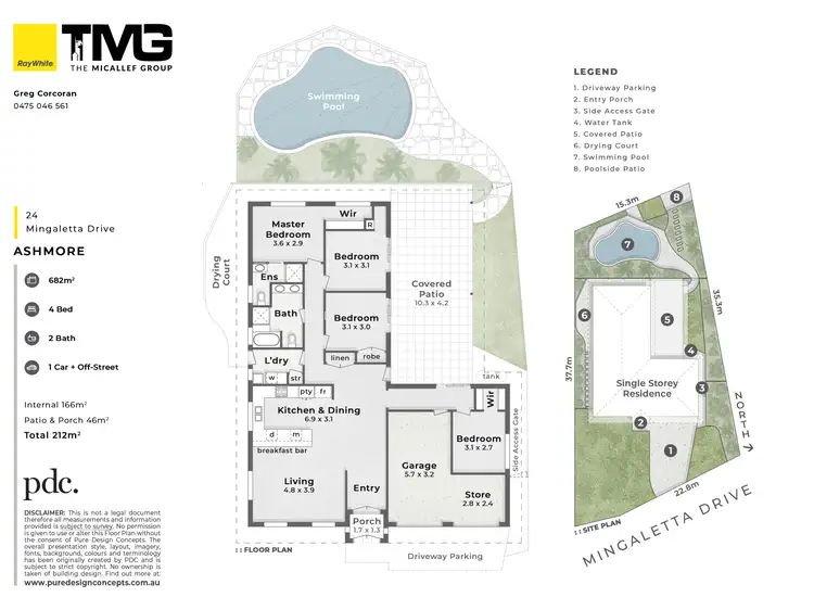 Floorplan of Homely house listing, 24 Mingaletta Drive, Ashmore QLD 4214