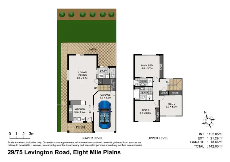 Floorplan of Homely villa listing, 29/75 LEVINGTON ROAD, Eight Mile Plains QLD 4113
