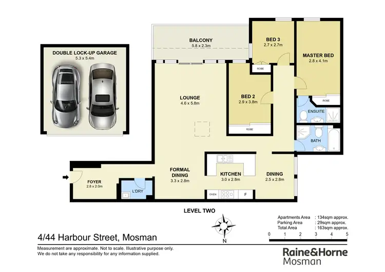 Floorplan of Homely apartment listing, 4/44 Harbour Street, Mosman NSW 2088