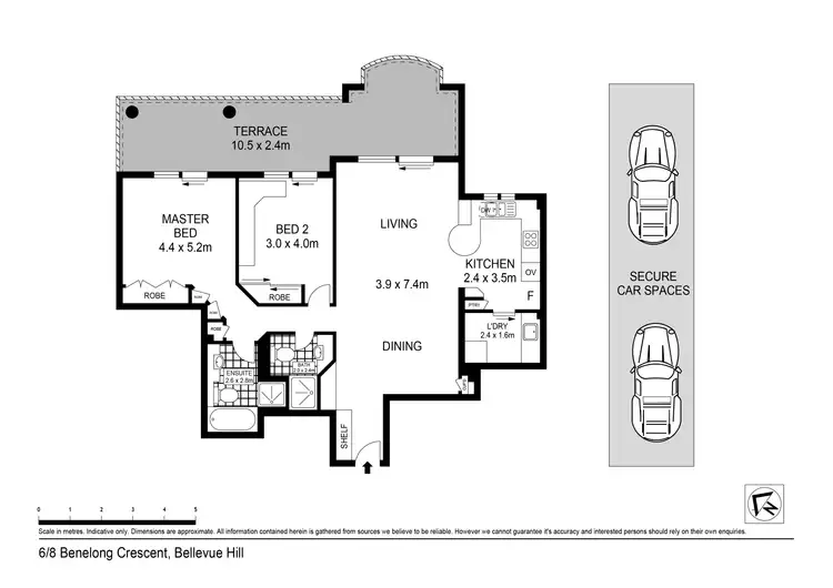 Floorplan of Homely apartment listing, 6/8 Benelong Crescent, Bellevue Hill NSW 2023