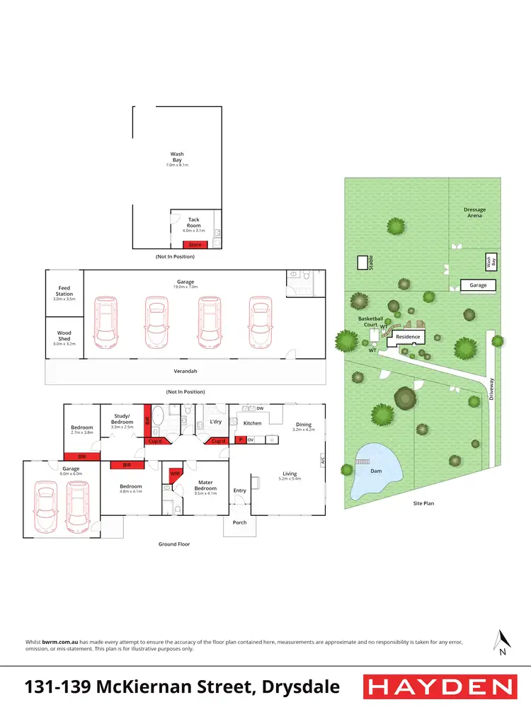 Floorplan of Homely rural property listing, 131-139 McKiernan Street, Drysdale VIC 3222