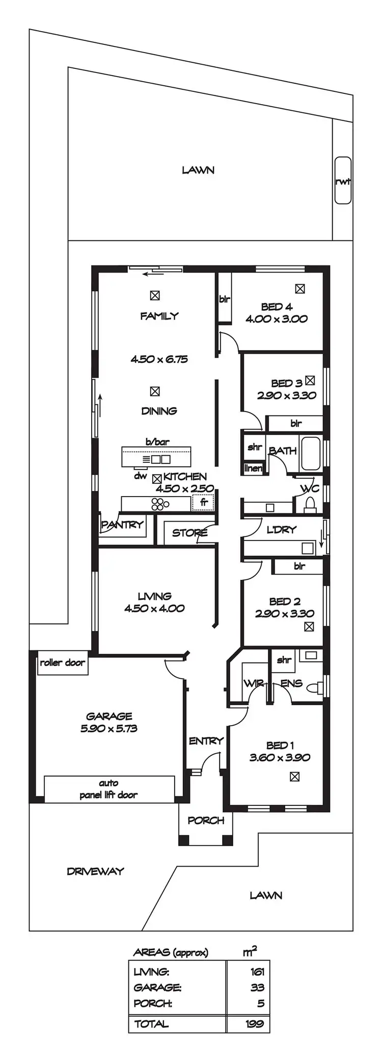 Floorplan of Homely house listing, 44 Blight Street, Davoren Park SA 5113