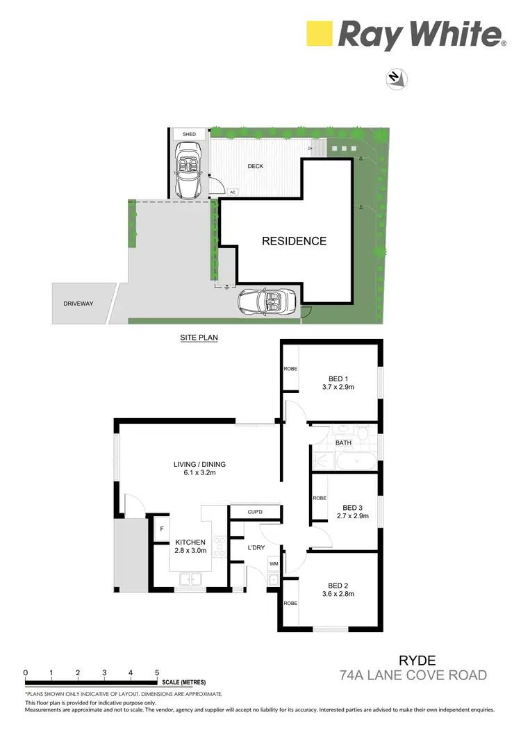 Floorplan of Homely house listing, 74A Lane Cove Road, Ryde NSW 2112