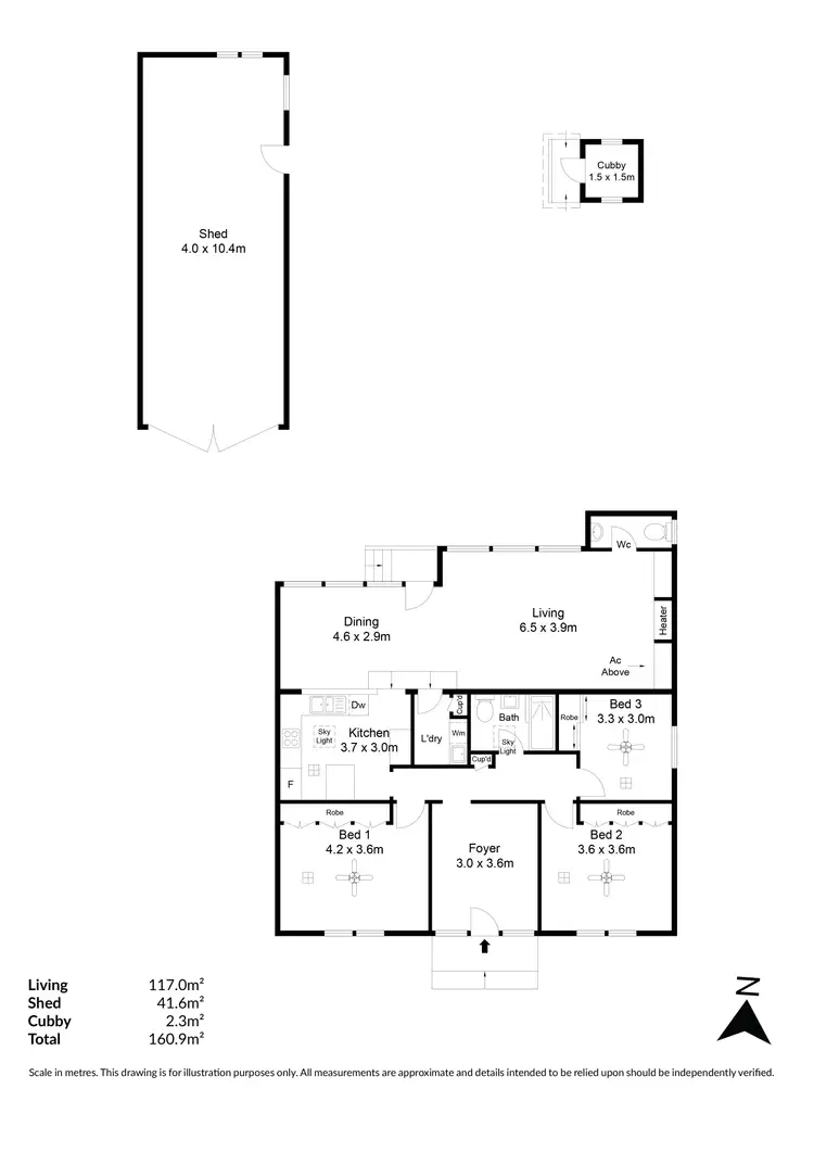Floorplan of Homely house listing, 38 Barrington Avenue, Enfield SA 5085