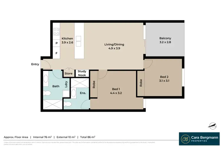 Floorplan of Homely unit listing, Address available on request