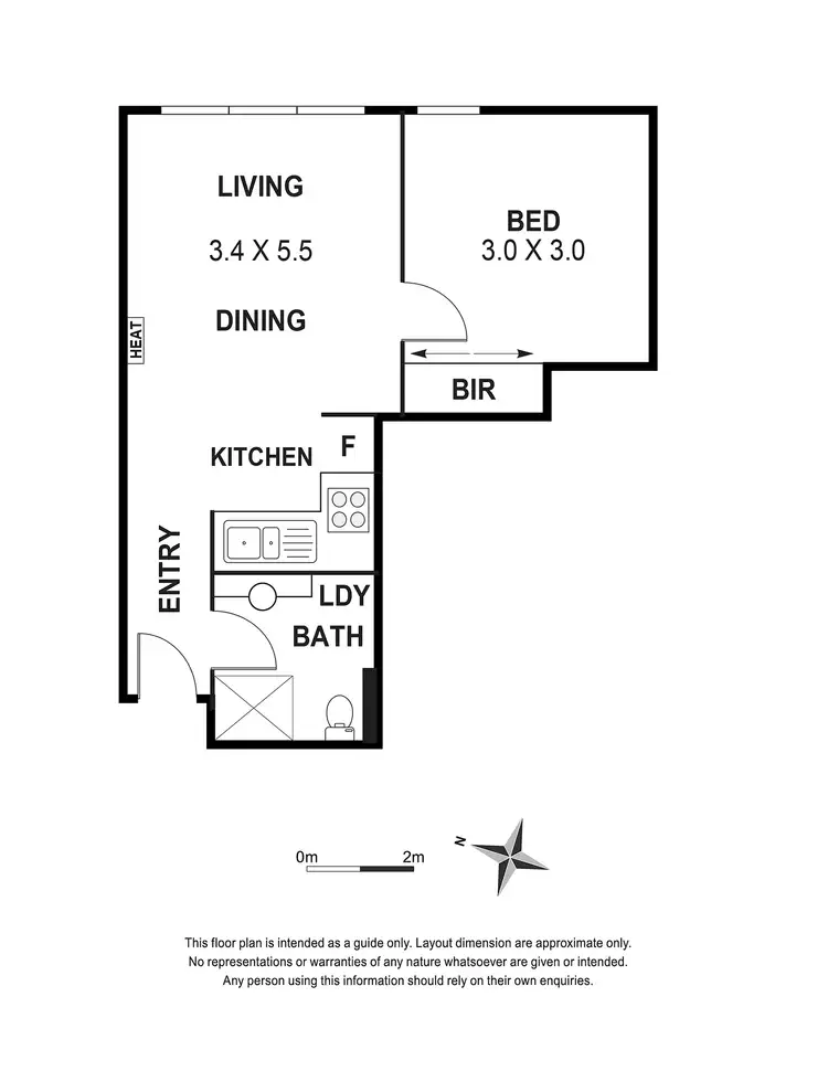 Floorplan of Homely apartment listing, 30/88 Franklin Street, Melbourne VIC 3000