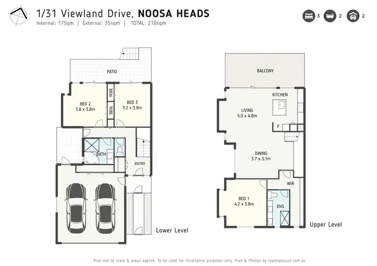 Floorplan of Homely semi-detached listing, 1/31 Viewland Drive, Noosa Heads QLD 4567