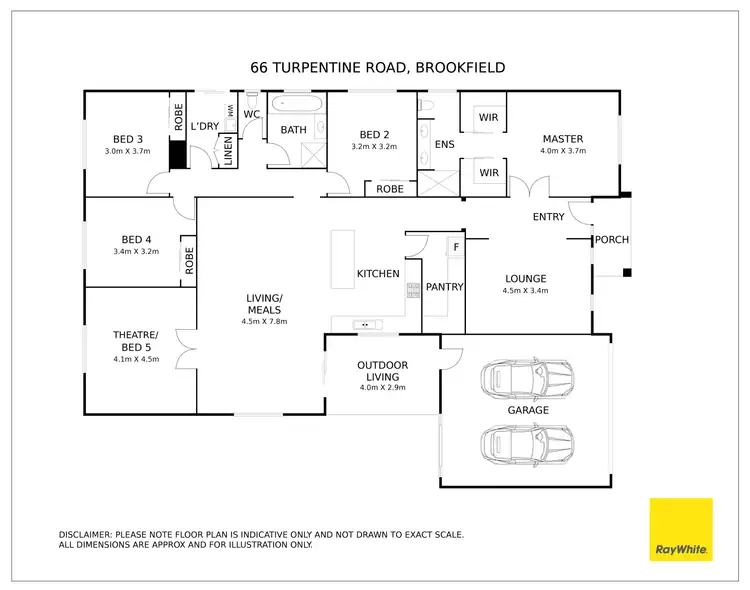 Floorplan of Homely house listing, 66 Turpentine Road, Brookfield VIC 3338