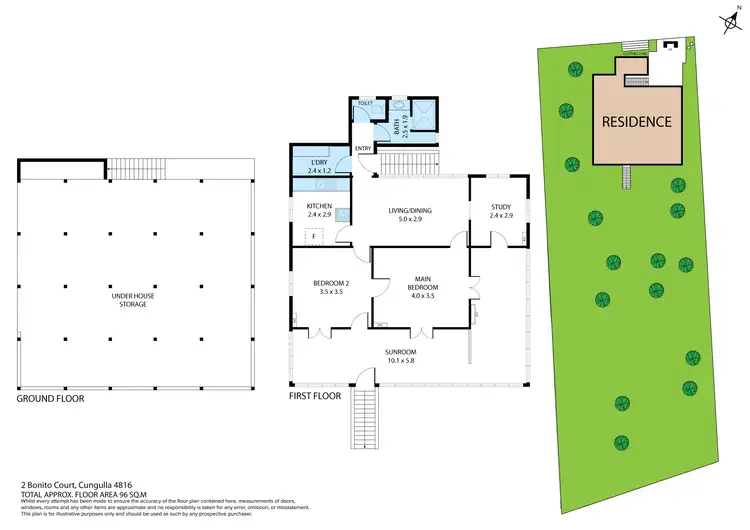 Floorplan of Homely house listing, 2 Bonito Court, Cungulla QLD 4816