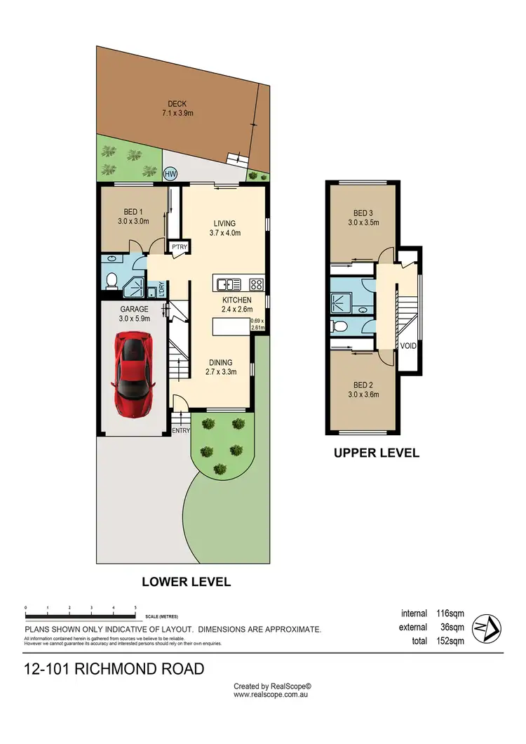 Floorplan of Homely townhouse listing, 12/101 Richmond Road, Morningside QLD 4170