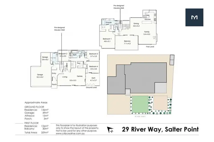 Floorplan of Homely house listing, 29 River Way, Salter Point WA 6152