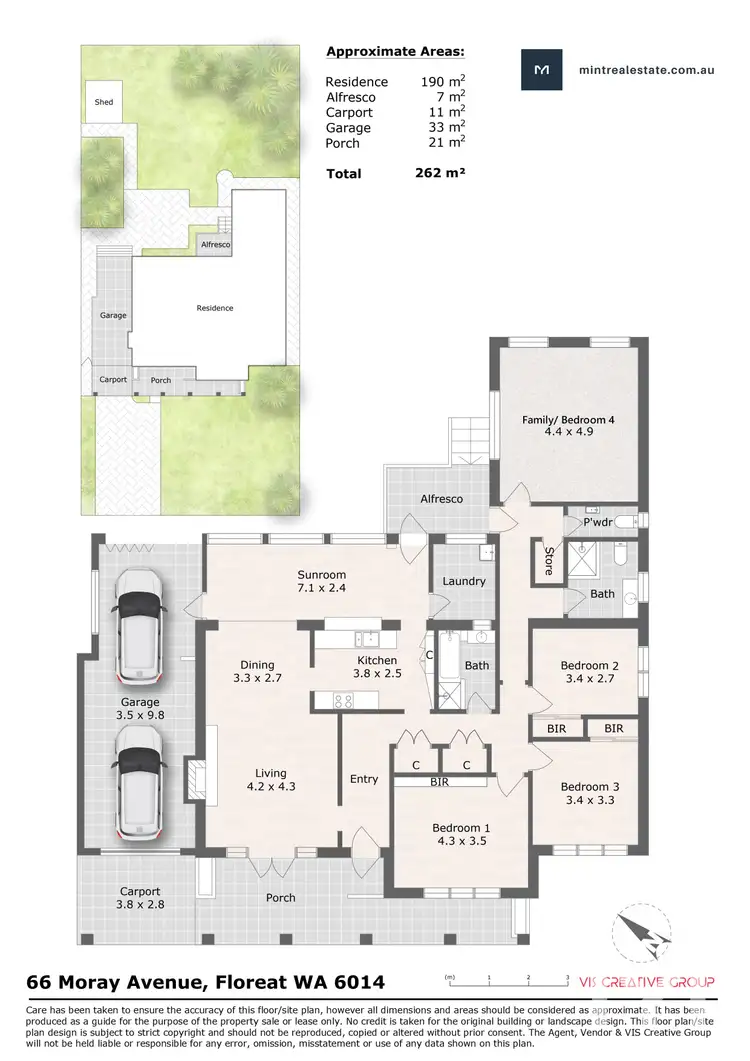 Floorplan of Homely house listing, 66 Moray Avenue, Floreat WA 6014