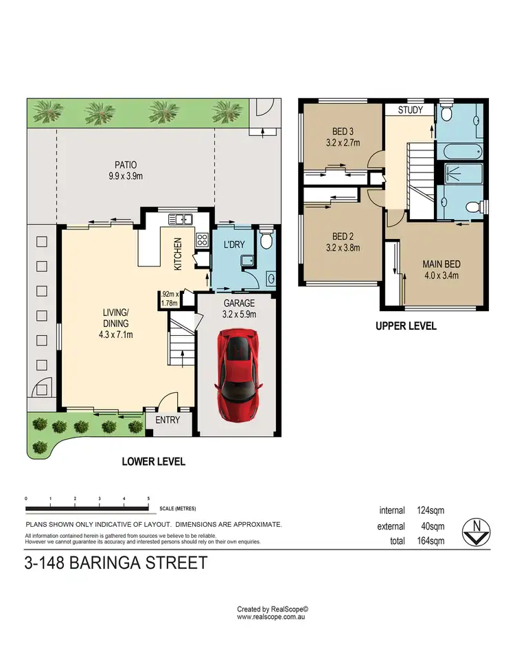 Floorplan of Homely townhouse listing, 3/148 Baringa Street, Morningside QLD 4170