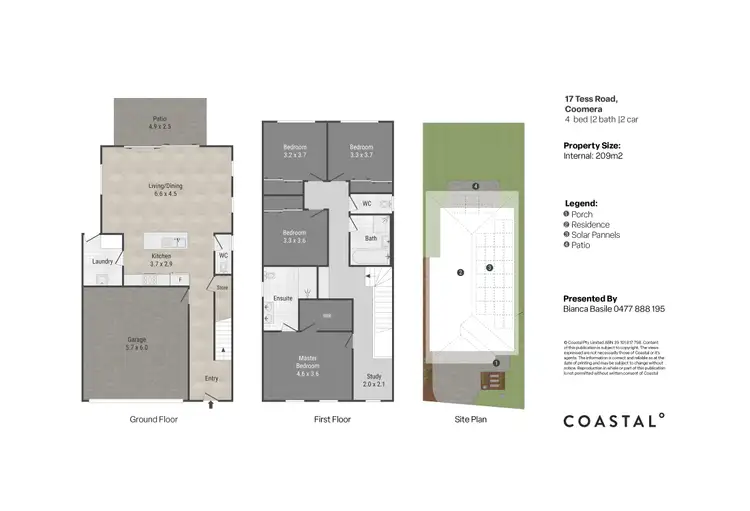 Floorplan of Homely house listing, 17 Tess Road, Coomera QLD 4209