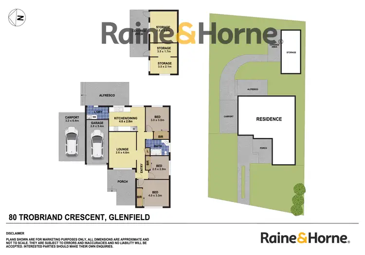 Floorplan of Homely house listing, 80 Trobriand Crescent, Glenfield NSW 2167