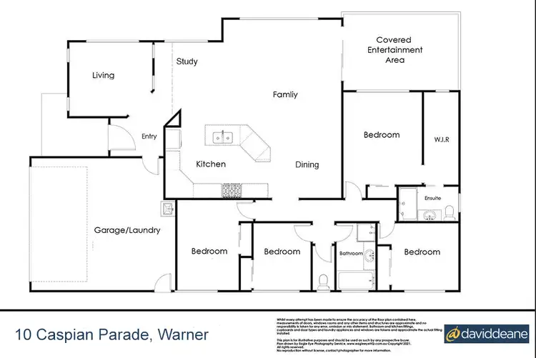 Floorplan of Homely house listing, 10 Caspian Parade, Warner QLD 4500