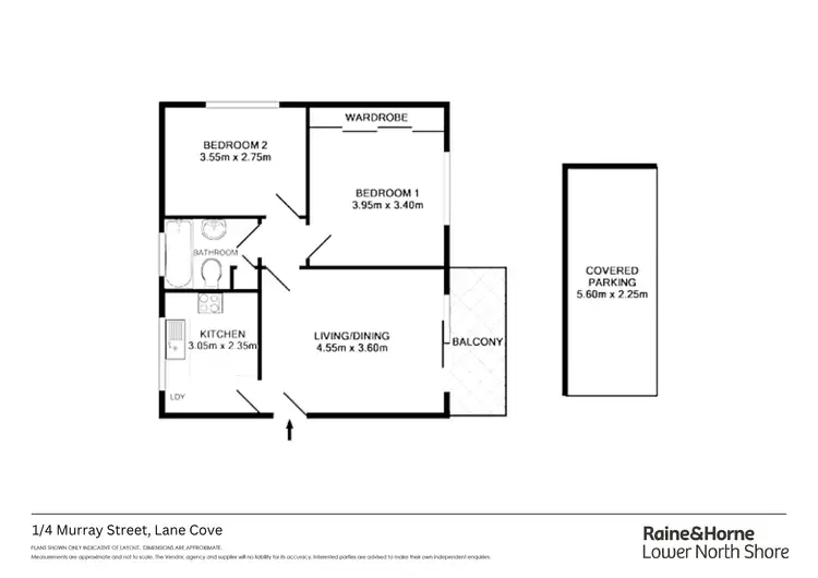 Floorplan of Homely apartment listing, 1/4 Murray Street, Lane Cove NSW 2066