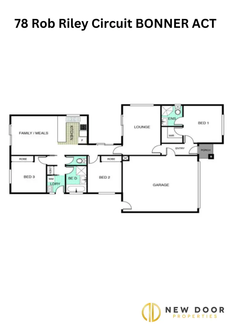 Floorplan of Homely house listing, 78 Rob Riley Circuit, Bonner ACT 2914