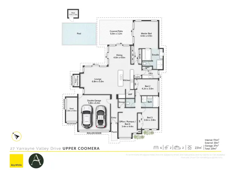 Floorplan of Homely house listing, 27 Yarrayne Valley Drive, Upper Coomera QLD 4209