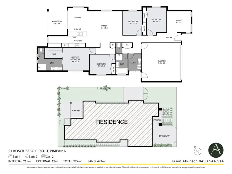 Floorplan of Homely house listing, 21 Kosciuszko Circuit, Pimpama QLD 4209
