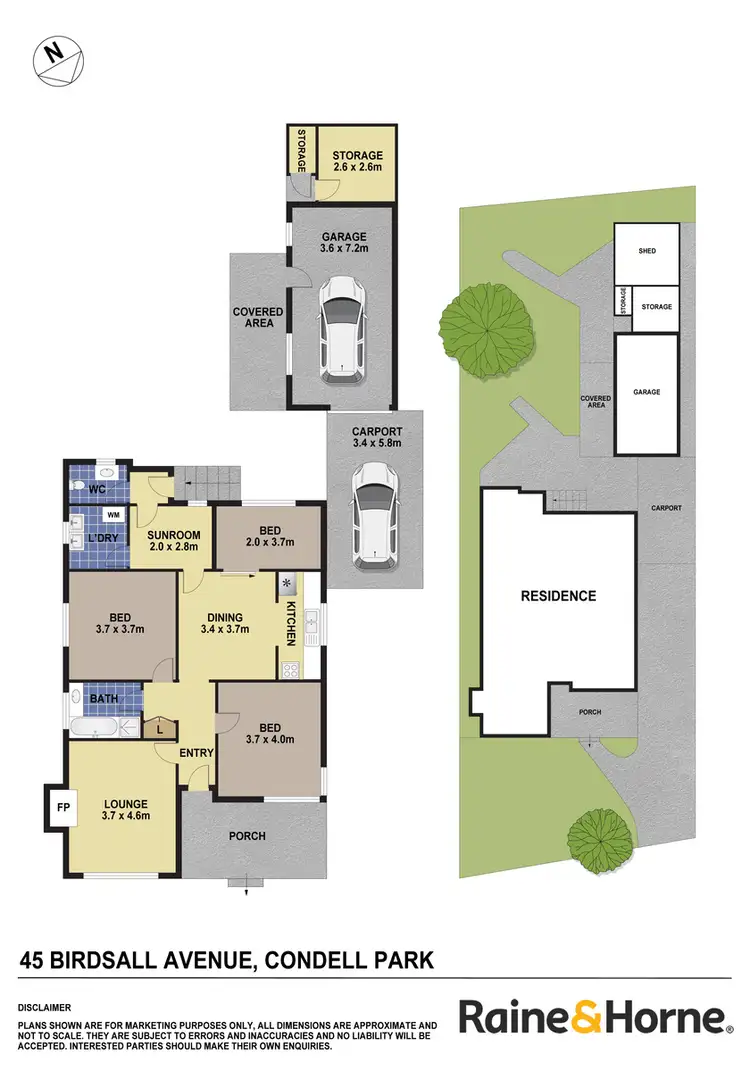 Floorplan of Homely house listing, 45 Birdsall Avenue, Condell Park NSW 2200