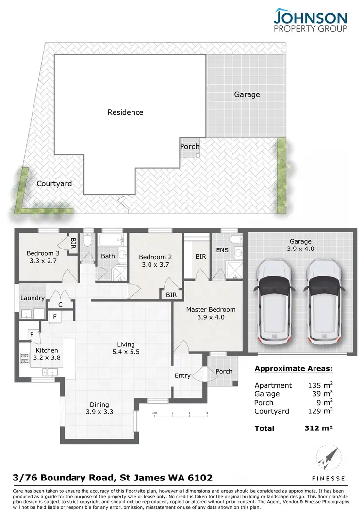 Floorplan of Homely house listing, 3/76 Boundary Road, St James WA 6102