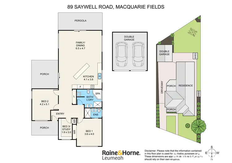Floorplan of Homely house listing, 89 Saywell Road, Macquarie Fields NSW 2564