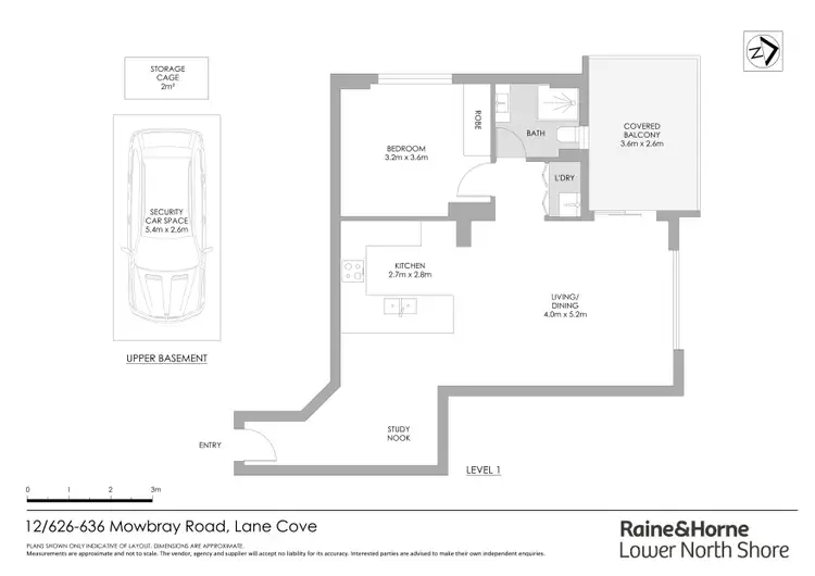Floorplan of Homely apartment listing, 12/626-632 Mowbray Road, Lane Cove NSW 2066