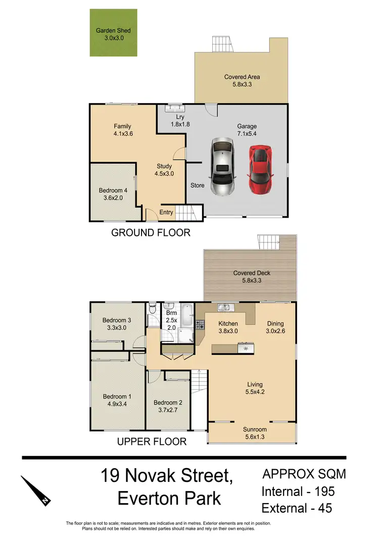 Floorplan of Homely house listing, 19 Novak Street, Everton Park QLD 4053
