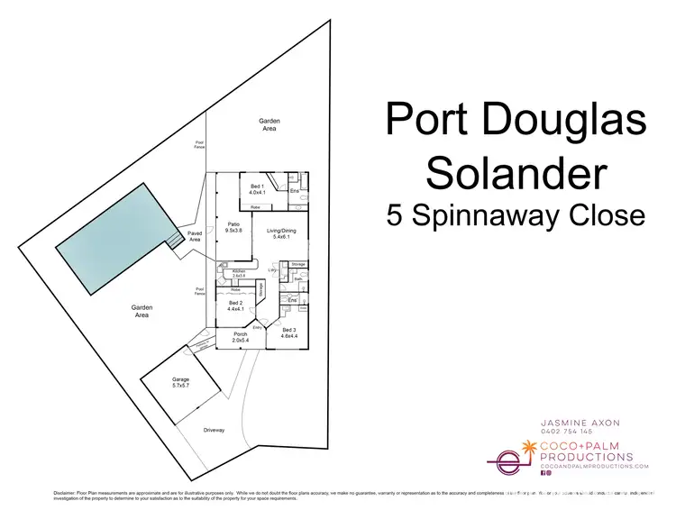 Floorplan of Homely house listing, 5 Spinnaway Close, Port Douglas QLD 4877