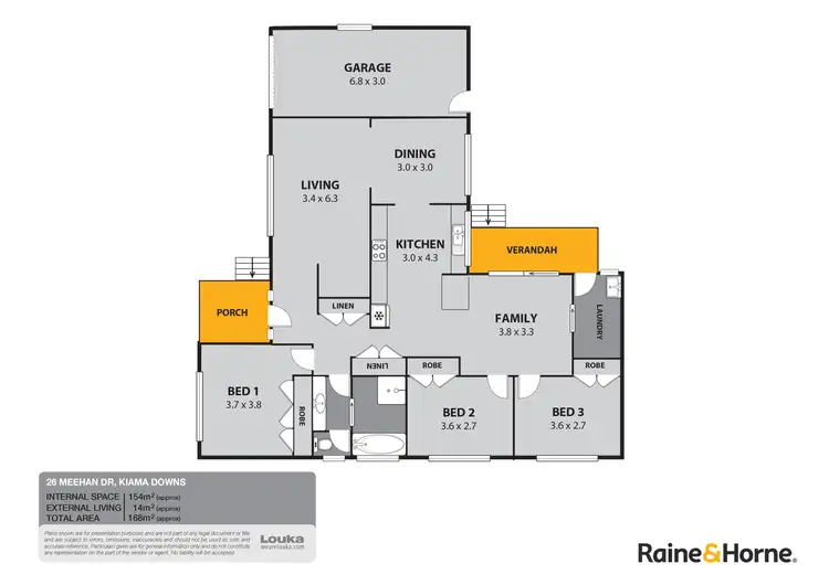 Floorplan of Homely house listing, 26 Meehan Drive, Kiama Downs NSW 2533