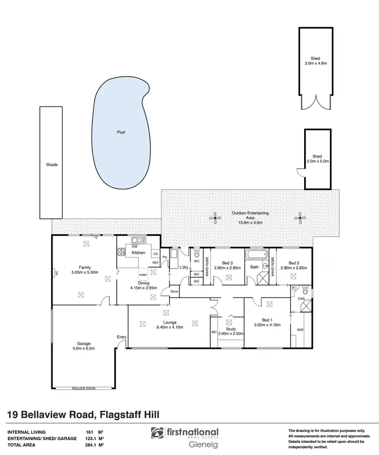 Floorplan of Homely house listing, 19 Bellaview Road, Flagstaff Hill SA 5159