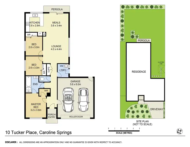 Floorplan of Homely house listing, 10 Tucker Place, Caroline Springs VIC 3023