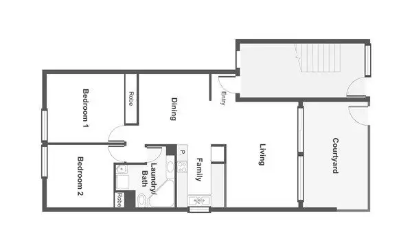 Floorplan of Homely apartment listing, 13/4 Antis Street, Phillip ACT 2606