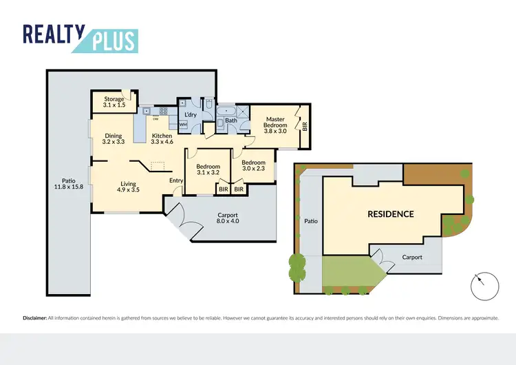 Floorplan of Homely villa listing, 3/5 Morrow Mews, Kardinya WA 6163