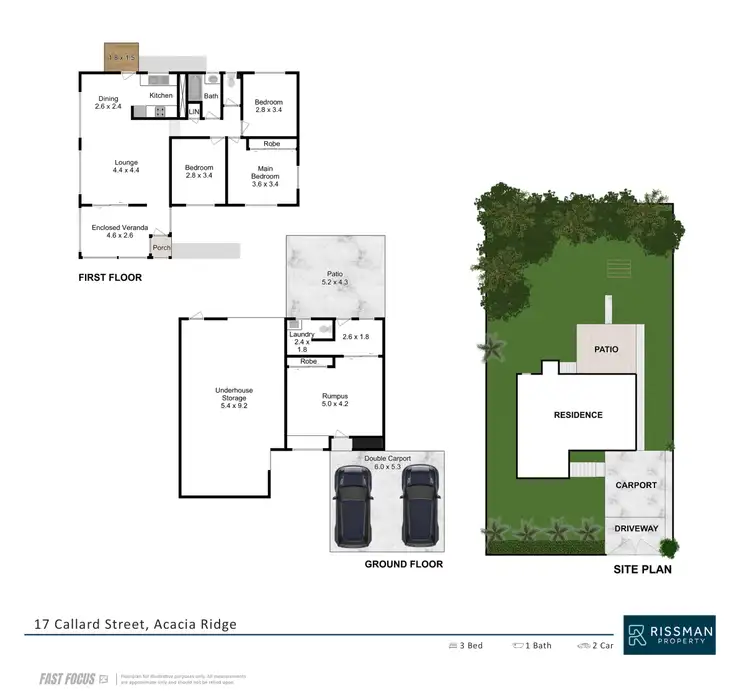 Floorplan of Homely house listing, 17 Callard Street, Acacia Ridge QLD 4110