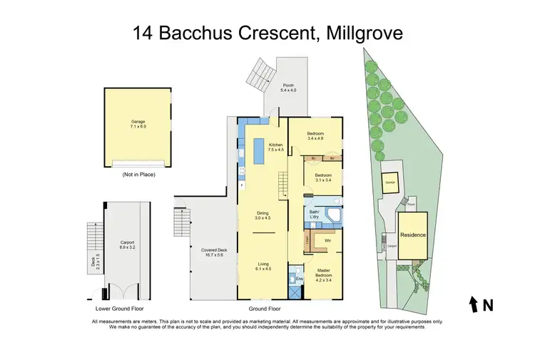 Floorplan of Homely house listing, 14 Bacchus Crescent, Millgrove VIC 3799