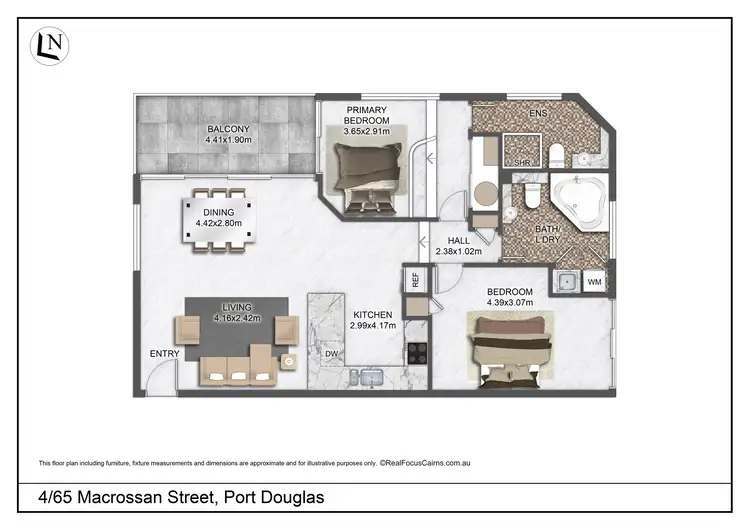 Floorplan of Homely apartment listing, 4/65 Macrossan Street, Port Douglas QLD 4877