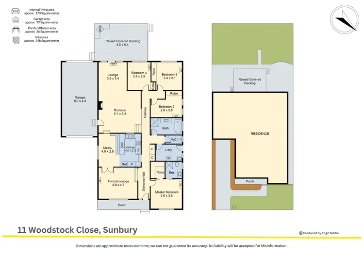 Floorplan of Homely house listing, 11 Woodstock Close, Sunbury VIC 3429