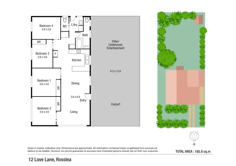 Floorplan of Homely house listing, 12 Love Lane, Rosslea QLD 4812