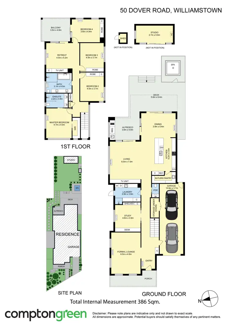Floorplan of Homely house listing, 50 Dover Road, Williamstown VIC 3016